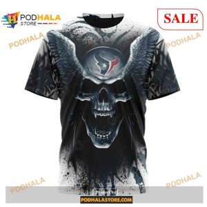 NFL Houston Texans Special Kits With Skull Art Shirt NFL Hoodie 3D 3