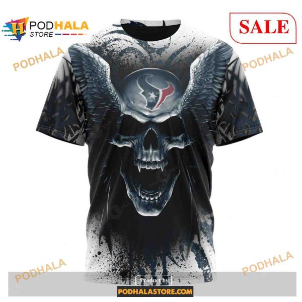 NFL Houston Texans Special Kits With Skull Art Shirt NFL Hoodie 3D