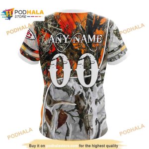 NFL Kansas City Chiefs Special Fall And Winter Bow Hunting Shirt 3D Hoodie 4