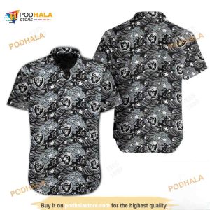 NFL Las Vegas Raiders Hawaiian Shirt, Beach Gift For Him