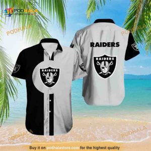 NFL Las Vegas Raiders Hawaiian Shirt, Beach Vacation Gift