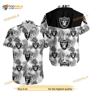NFL Las Vegas Raiders Hawaiian Shirt, Football Gift For Dad