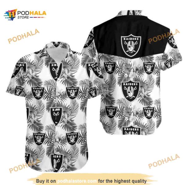 NFL Las Vegas Raiders Hawaiian Shirt, Football Gift For Dad