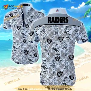 NFL Las Vegas Raiders Hawaiian Shirt, Gift For Football Players
