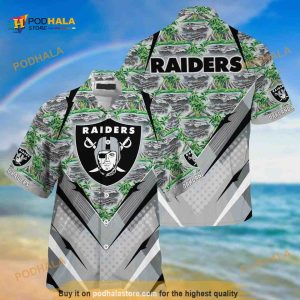 NFL Las Vegas Raiders Hawaiian Shirt, Summer Vacation Gift