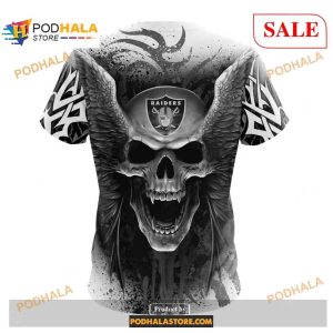 NFL Las Vegas Raiders Special Kits With Skull Art Shirt NFL Hoodie 3D 4