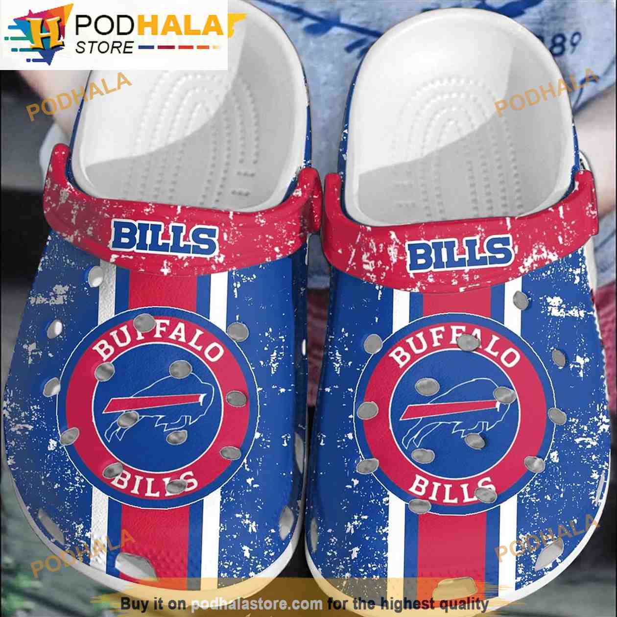 NFL Logo Buffalo Bills 3D Funny Crocs - Bring Your Ideas, Thoughts And  Imaginations Into Reality Today