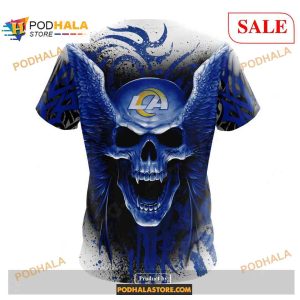 NFL Los Angeles Rams Special Kits With Skull Art Shirt NFL Hoodie 3D 4