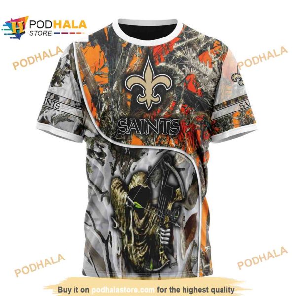 NFL New Orleans Saints Special Fall And Winter Bow Hunting Shirt 3D Hoodie