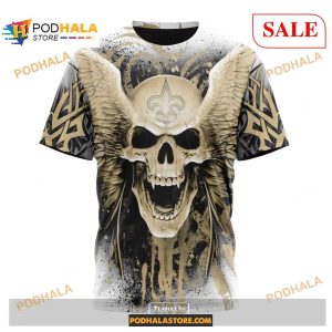 NFL New Orleans Saints Special Kits With Skull Art Shirt NFL Hoodie 3D 08J 3