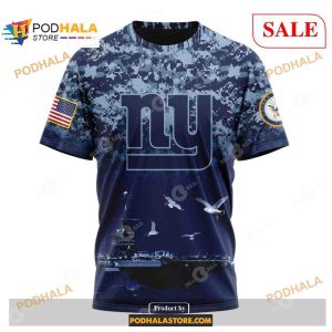 NFL New York Giants Honor US Navy Veterans Shirt NFL Hoodie 3D 3