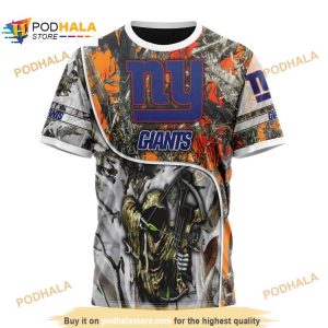NFL New York Giants Special Fall And Winter Bow Hunting Shirt 3D Hoodie 3