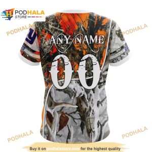 NFL New York Giants Special Fall And Winter Bow Hunting Shirt 3D Hoodie 4