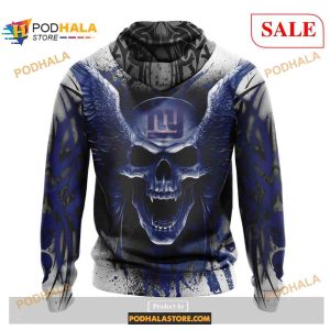 NFL New York Giants Special Kits With Skull Art Shirt NFL Hoodie 3D 2