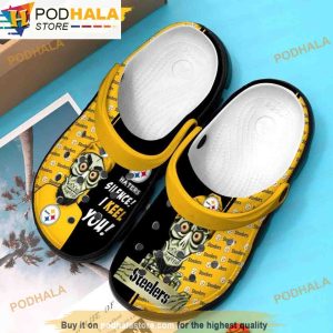 NFL Pittsburgh Steelers Dunham 3D Funny Crocs Clog Shoes