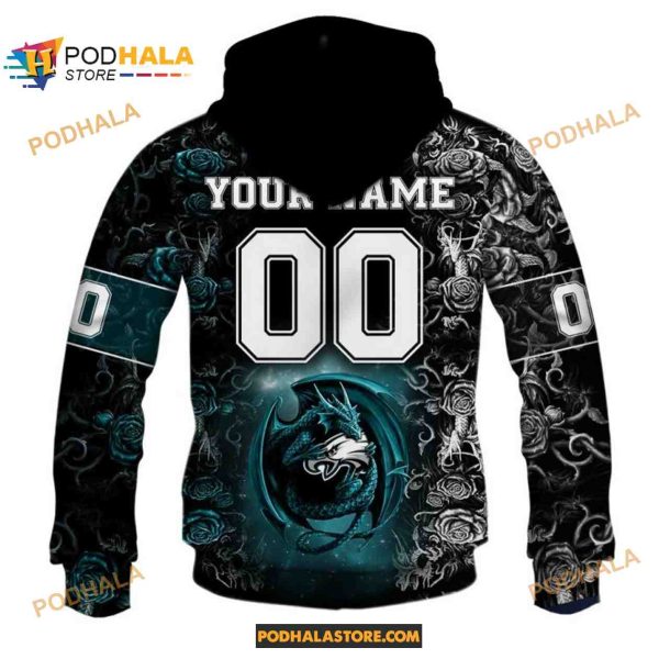 NFL Rose Dragon Philadelphia Eagles Shirt Hoodie 3D