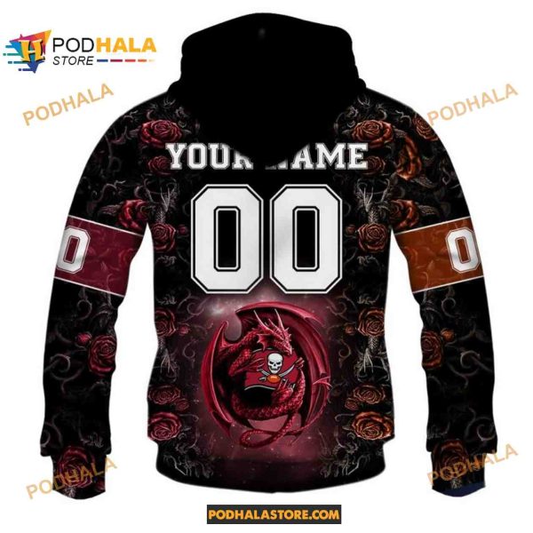 NFL Rose Dragon Tampa Bay Buccaneers Shirt Hoodie 3D