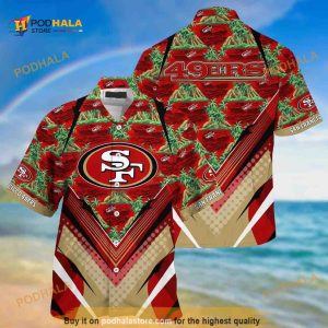 NFL San Francisco 49ers Hawaiian Shirt, Beach Gift For Friend, 49Ers Clothing
