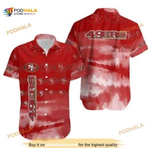 NFL San Francisco 49ers Hawaiian Shirt, Beach Gift For Him, 49Ers Clothing