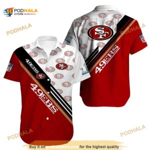 NFL San Francisco 49ers Hawaiian Shirt, Best Gift For Football Coach, 49Ers Clothing