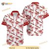 NFL San Francisco 49ers Hawaiian Shirt, Coconut Trees On White Theme, 49Ers Clothing