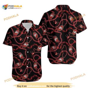 NFL San Francisco 49ers Hawaiian Shirt, Football Gift For Dad From Son, 49Ers Clothing