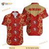 NFL San Francisco 49ers Hawaiian Shirt, Hibiscus Flower Pattern Football Gift