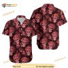 NFL San Francisco 49ers Hawaiian Shirt, Mystery Skull And Flower, 49Ers Apparel