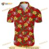 NFL San Francisco 49ers Hawaiian Shirt, Tropical Flower Pattern, 49ers Gifts