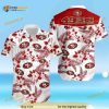 NFL San Francisco 49ers Hawaiian Shirt, Tropical Flower Pattern Beach Lovers Gift, 49ers Gifts