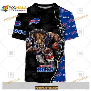 NFL Warrior Buffalo Bills Shirt NFL Hoodie 3D 2