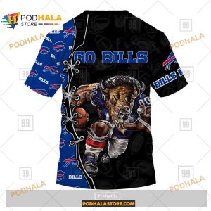 NFL Warrior Buffalo Bills Shirt NFL Hoodie 3D 4