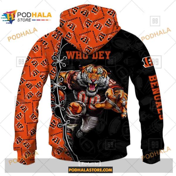 NFL Warrior Cincinnati Bengals Shirt NFL Hoodie 3D