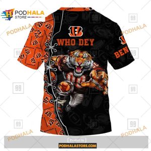 NFL Warrior Cincinnati Bengals Shirt NFL Hoodie 3D 4