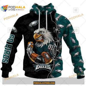 NFL Warrior Philadelphia Eagles Shirt NFL Hoodie 3D 1
