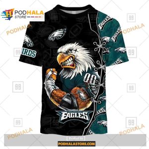 NFL Warrior Philadelphia Eagles Shirt NFL Hoodie 3D 2