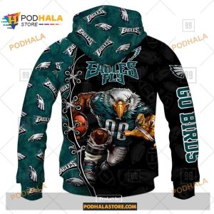 NFL Warrior Philadelphia Eagles Shirt NFL Hoodie 3D 3