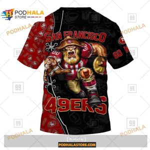 NFL Warrior San Francisco 49ers Shirt NFL Hoodie 3D 4