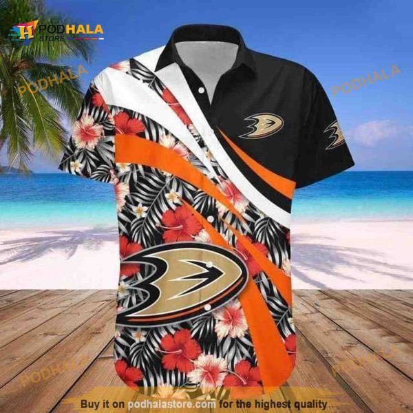 NHL Anaheim Ducks Hawaiian Shirt Gift For Beach Trip