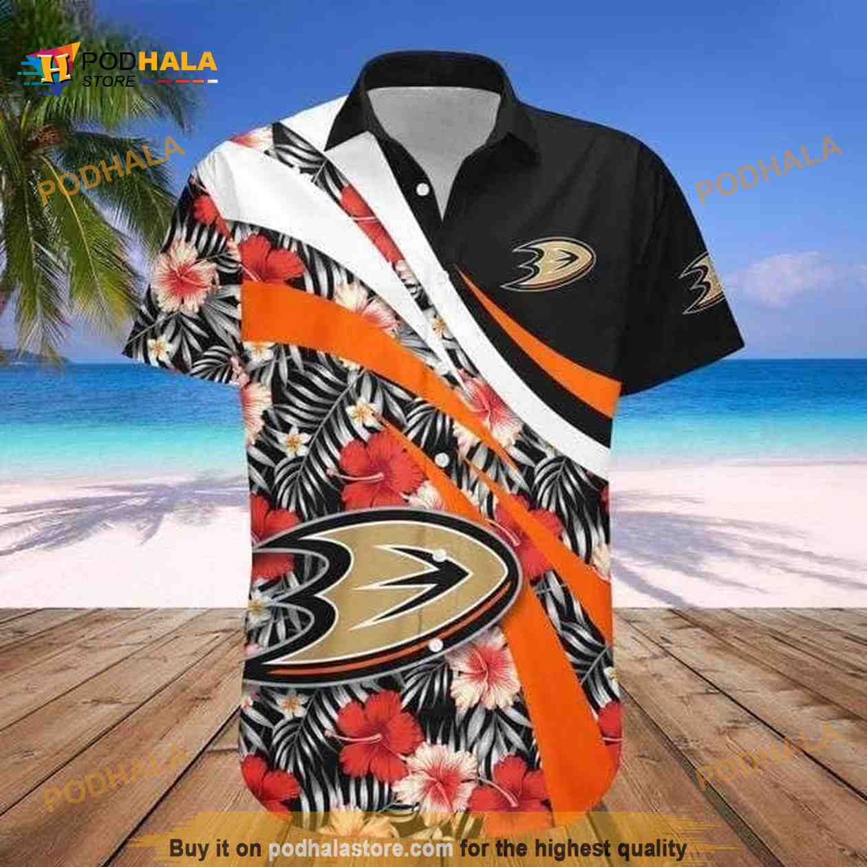 Philadelphia Flyers NHL Vintage Palm Tree Pattern Hawaii Shirt For