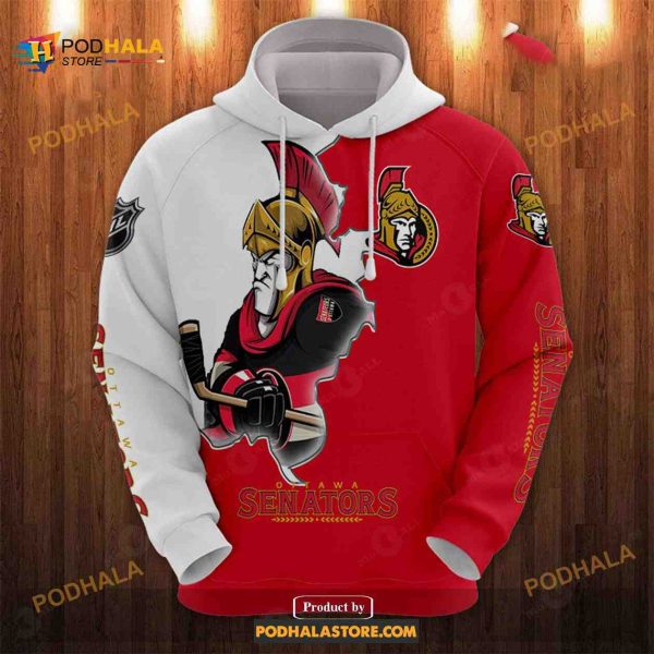 NHL Ottawa Senators Shirt Sweatshirt Hoodie 3D