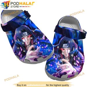 Naruto Uchiha Itachi Anime 3D Funny Crocs Clogs Shoes