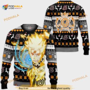 Naruto Uzumaki Bijuu Anime Funny Ugly Christmas Sweater