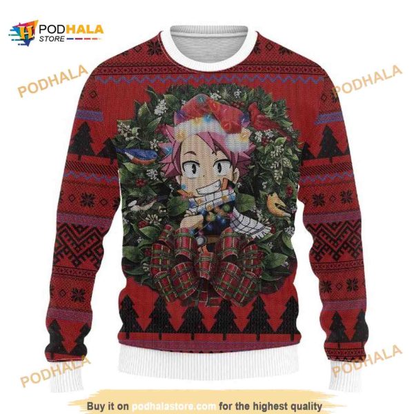 Natsu Fairy Tail Funny Ugly Anime Sweater