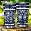 Navy Blue Stainless Steel Cup Coffee Tumbler