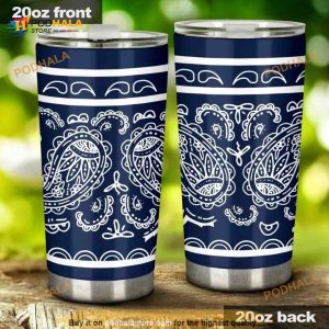 Navy Blue Stainless Steel Cup Coffee Tumbler
