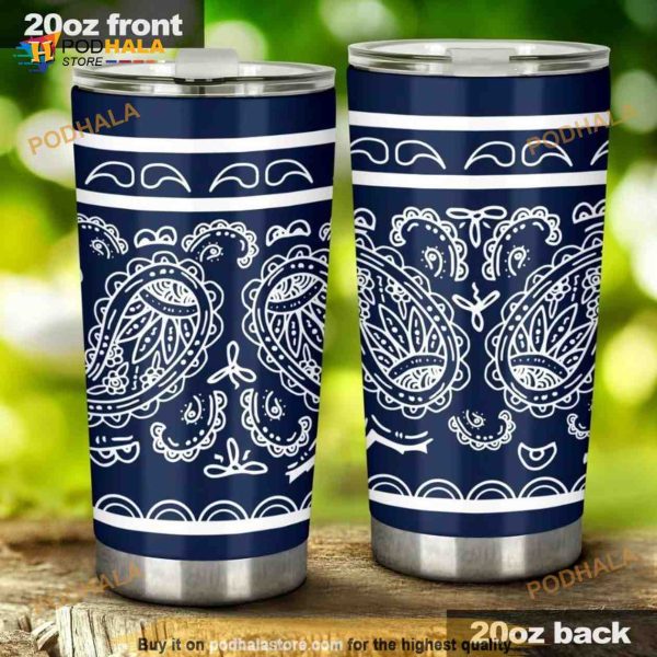 Navy Blue Stainless Steel Cup Coffee Tumbler