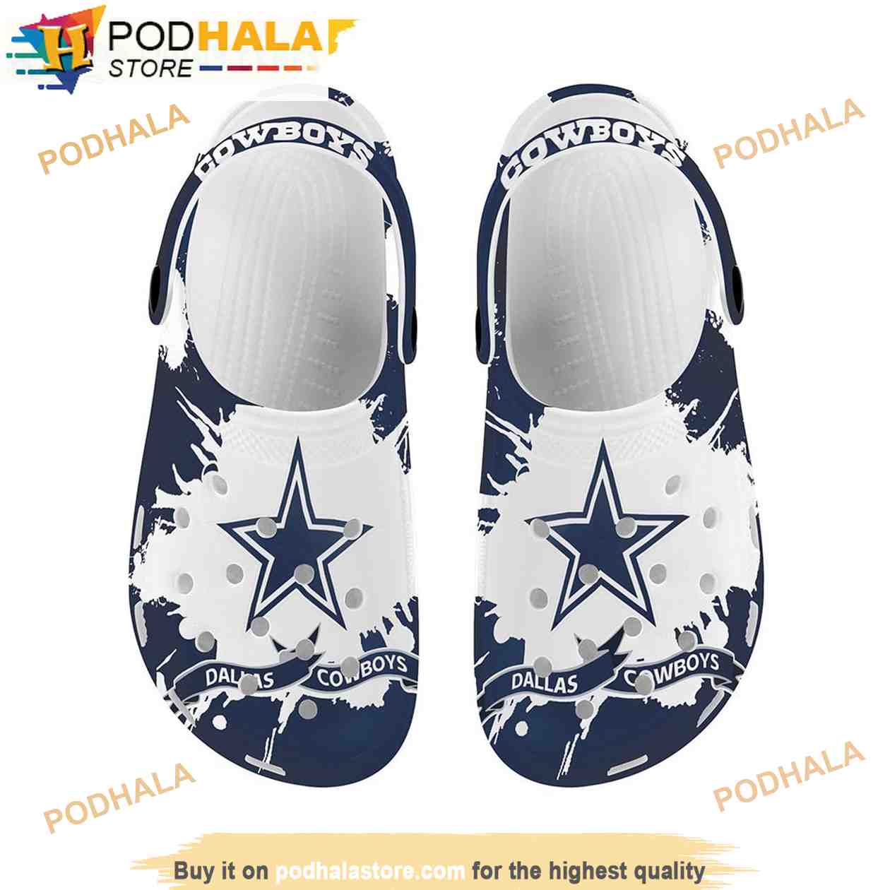 Dallas Cowboys 3D Crocs Mens - Bring Your Ideas, Thoughts And Imaginations  Into Reality Today