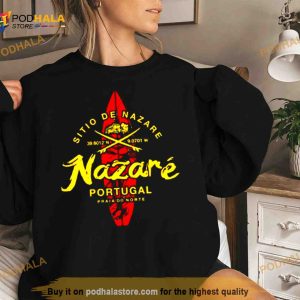 Nazare Portugal Vintage Surfing Shirt 2