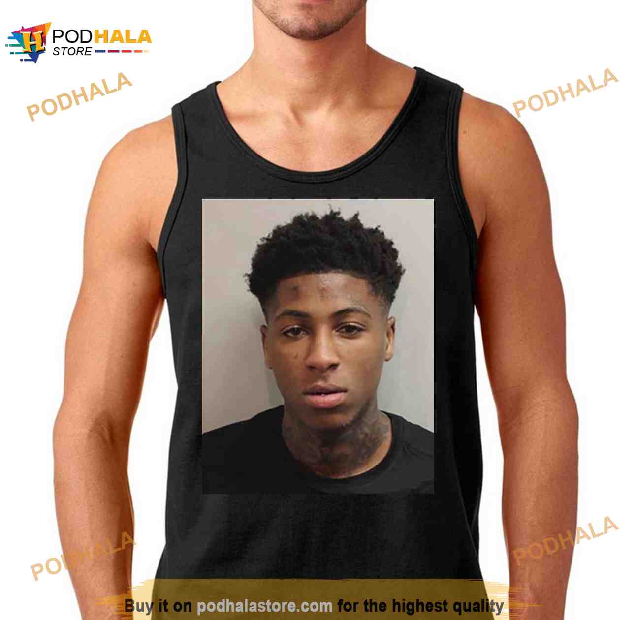 NBA YoungBoy Mugshot Shirt - Bring Your Ideas, Thoughts And Imaginations  Into Reality Today